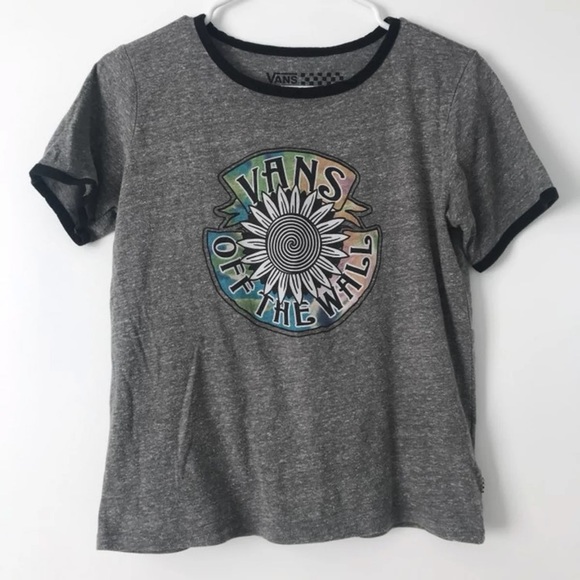vans rainbow t shirt